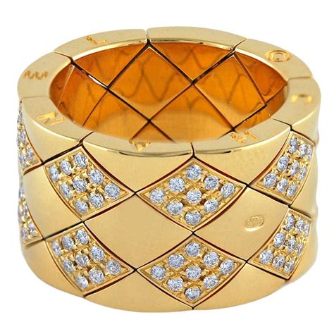 chanel matelasse diamond ring|chanel ring 18k gold.